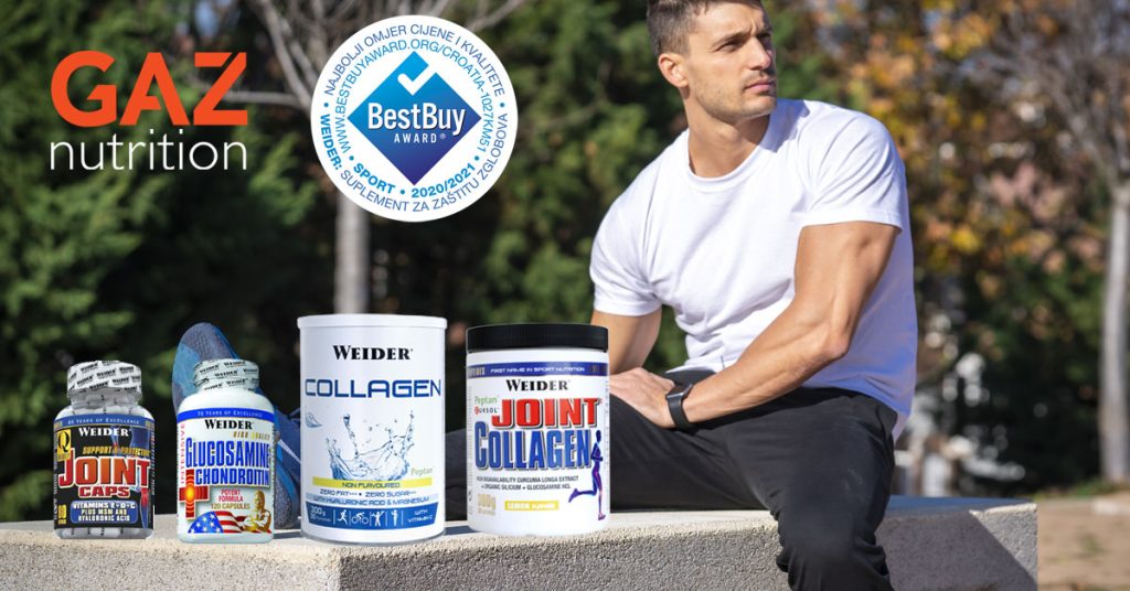 Weider – 1. mjesto u kategoriji suplementi za zaštitu zglobova