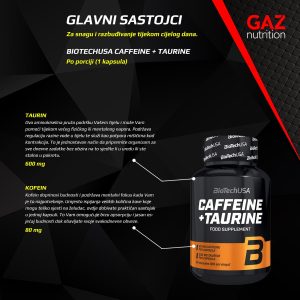 BioTechUSA Caffeine + Taurine - Slika 5