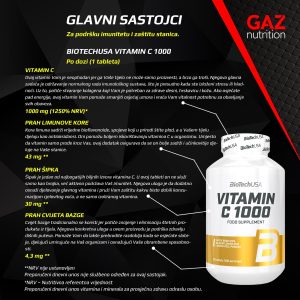 BioTechUSA Vitamin C 1000 - Slika 5