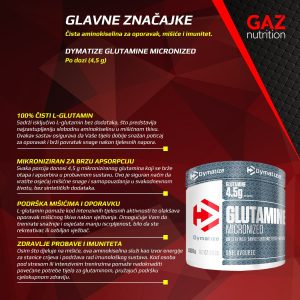 Dymatize Glutamine Micronized - Slika 3