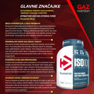 Dymatize ISO100 Hydrolyzed - Slika 3