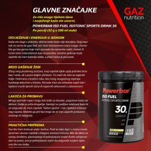 Powerbar Black Line Iso Fuel Isotonic Sports Drink - Slika 3