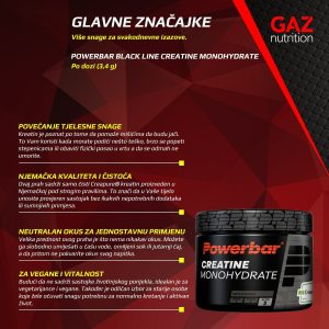 Powerbar Black Line Creatine Monohydrate - Slika 3