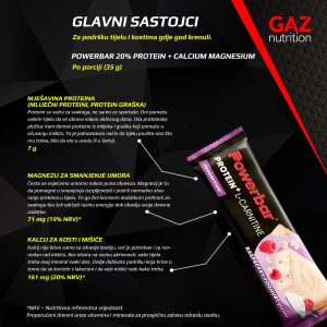 Powerbar 20% Protein + Calcium Magnesium - Slika 5
