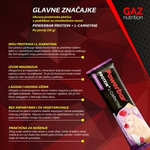 Powerbar 19% Protein + L-Carnitine - Slika 3