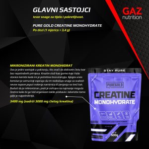 Pure Gold Creatine Monohydrate - Slika 5