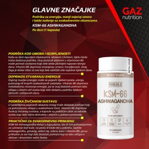 Pure Gold KSM-66 Ashwagandha - Slika 3