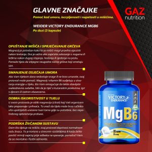 Weider Victory Endurance MgB6 - Slika 3