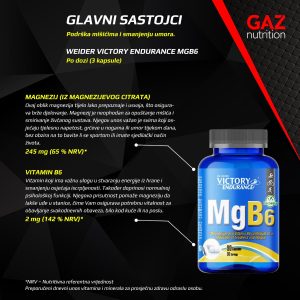 Weider Victory Endurance MgB6 - Slika 5