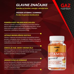 Weider Vitamin C Gummies - Slika 3