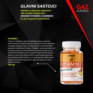 Weider Vitamin C Gummies - Slika 5
