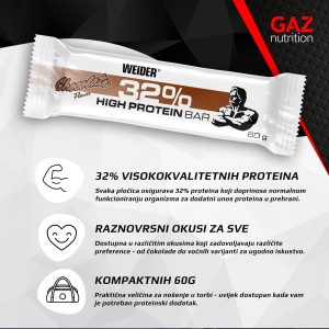 Weider 32% High Protein Bar - Slika 2