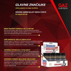 Weider Amino Blast Mega Forte - Slika 3