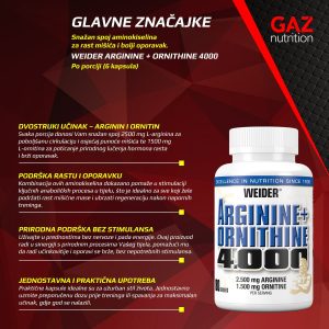 Weider Arginine + Ornithine 4.000 - Image 3