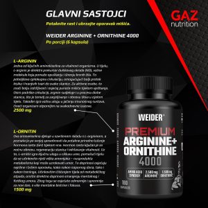 Weider Arginine + Ornithine 4.000 - Slika 5