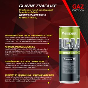Weider BCAA RTD Drink - Slika 5