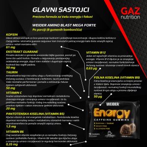 Weider Energy Caffeine Gummies - Slika 5