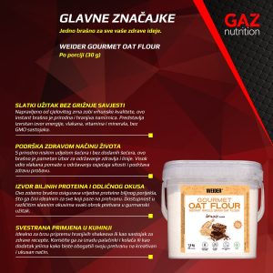 Weider Gourmet Oat Flour - Slika 3