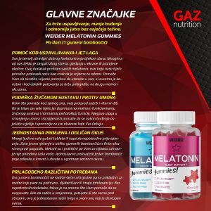 Weider Melatonin Gummies - Slika 3