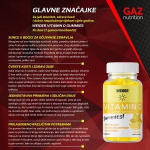 Weider Vitamin D Gummies - Slika 3