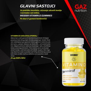 Weider Vitamin D Gummies - Slika 5