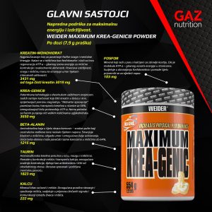 Weider Maximum Krea-Genic® Powder - Slika 5