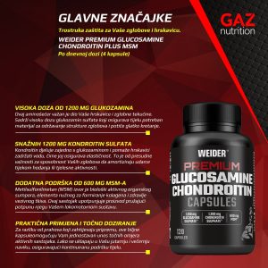 Weider Premium Glucosamine Chondroitin Plus MSM - Slika 3