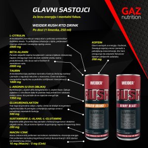Weider Rush RTD Drink - Slika 5