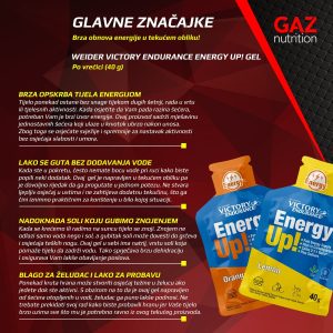 Weider Victory Endurance Energy Up! Gel - Slika 3