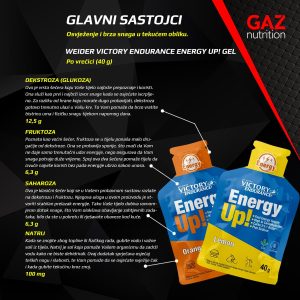 Weider Victory Endurance Energy Up! Gel - Slika 5