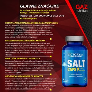 Weider Victory Endurance Salt Caps - Slika 3