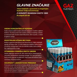 Z-Konzept Guarana Shots 1800 - Slika 3