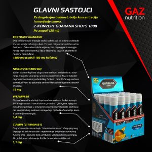 Z-Konzept Guarana Shots 1800 - Slika 5
