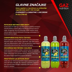 Z-Konzept L-Carnitine 1.500 Drink - Slika 3