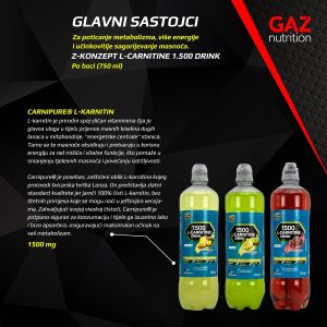 Z-Konzept L-Carnitine 1.500 Drink - Slika 5