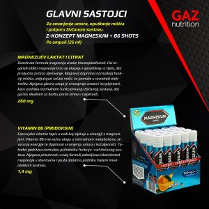 Z-Konzept Magnesium + B6 Shots - Slika 5