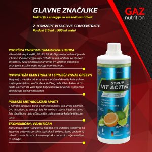 Z-Konzept Syrup VitActive - Slika 3