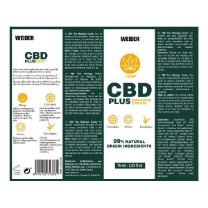 Weider CBD Plus Massage Cream - Slika 4