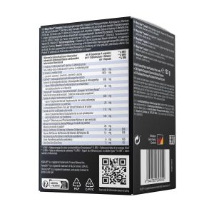 Weider Mega Mass Caps pakiranje sa detaljnim prikazom nutritivnih vrijednosti, sastojaka i patentiranih formula za rast mišića i hormonalnu podršku.