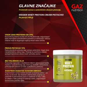 Weider Whey Protein Pistachio Cream - Slika 3
