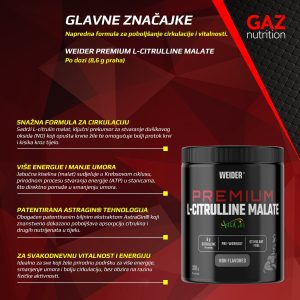 Weider Premium L-Citrulline Malate - Slika 3