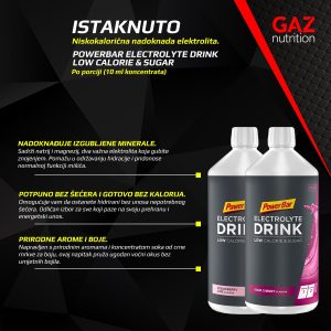 PowerBar Electrolyte Drink Low Calorie & Sugar - Slika 4