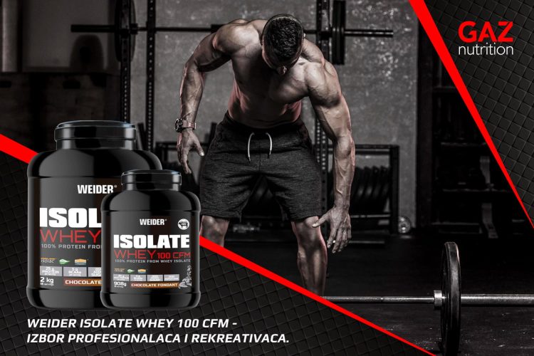Weider Isolate Whey 100 CFM | izolat sirutke | GAZ Nutrition
