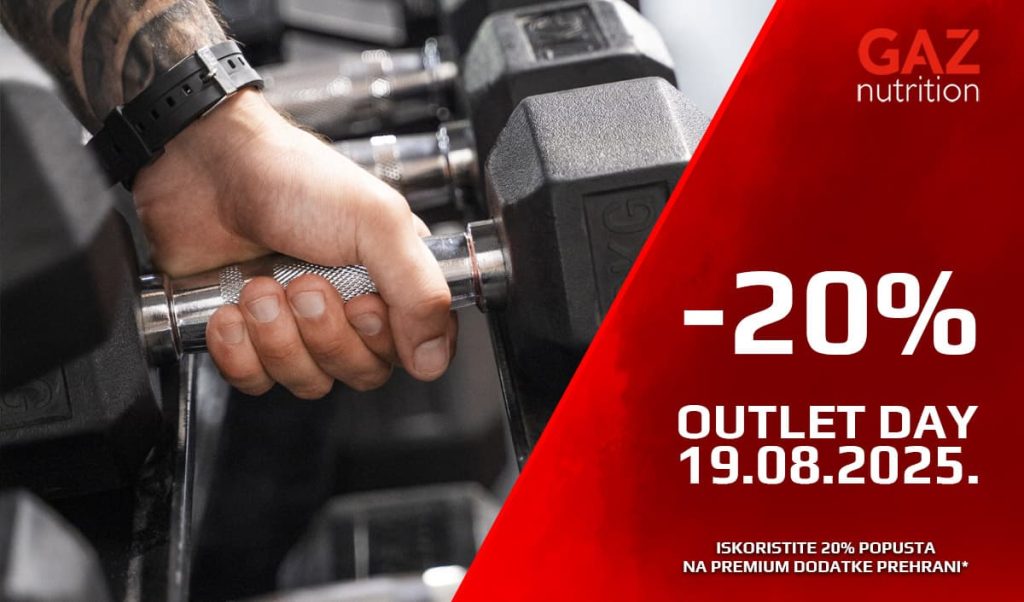 OUTLET DAY 19.08.2025. – 20% na sav asortiman!