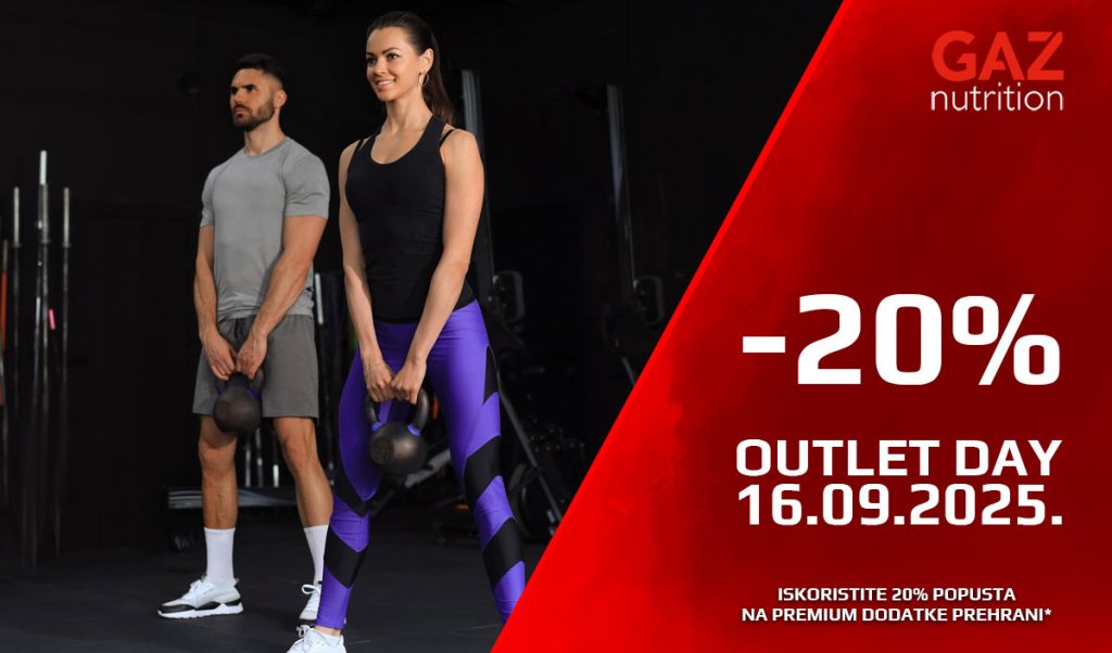 OUTLET DAY 16.09.2025. – 20% na sav asortiman!