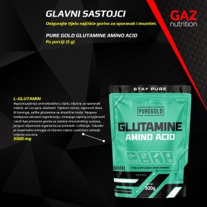 Pure Gold Glutamine Amino Acid - Slika 5