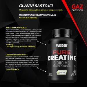 Weider Pure Creatine Capsules - Slika 5