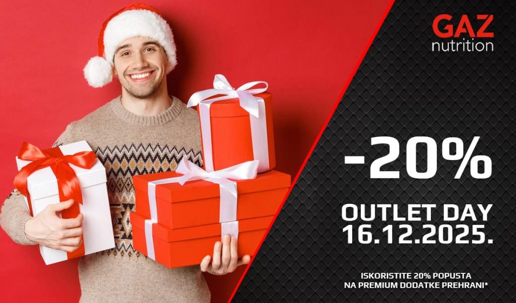 OUTLET DAY 16.12.2025. – 20% na sav asortiman!