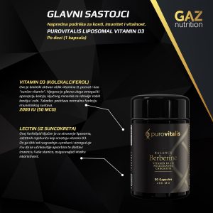 Purovitalis Liposomal Vitamin D3 - Slika 5