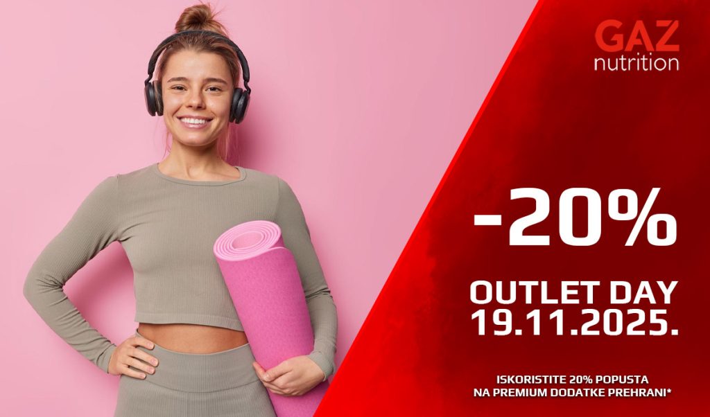 OUTLET DAY 19.11.2025. – 20% na sav asortiman!